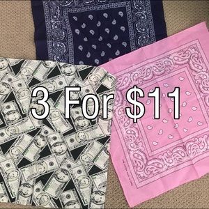 3 FOR 11 bandannas